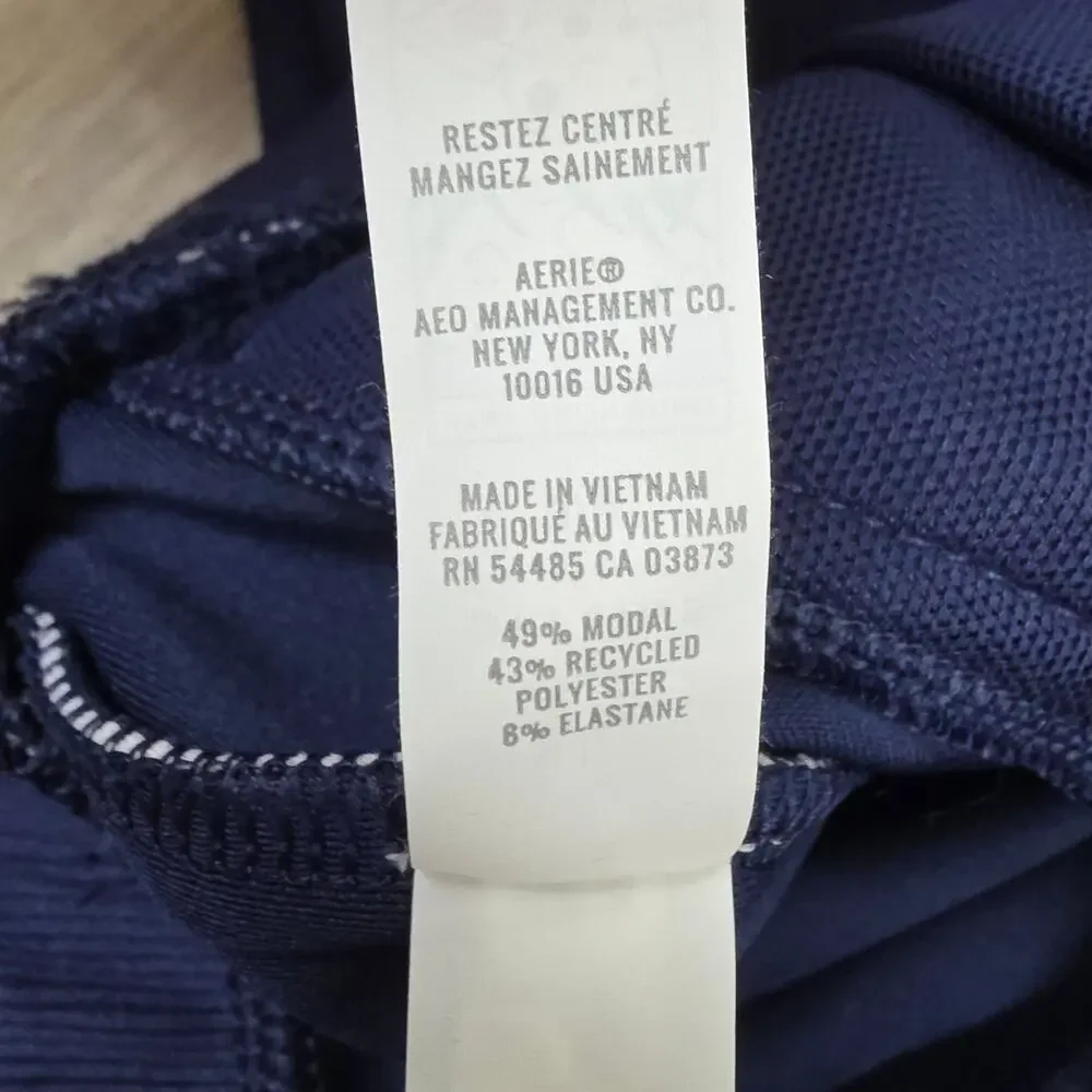 Offline by Aerie Shorts Womens Medium Blue Modal High Rise Lounge Athletic 6.5
